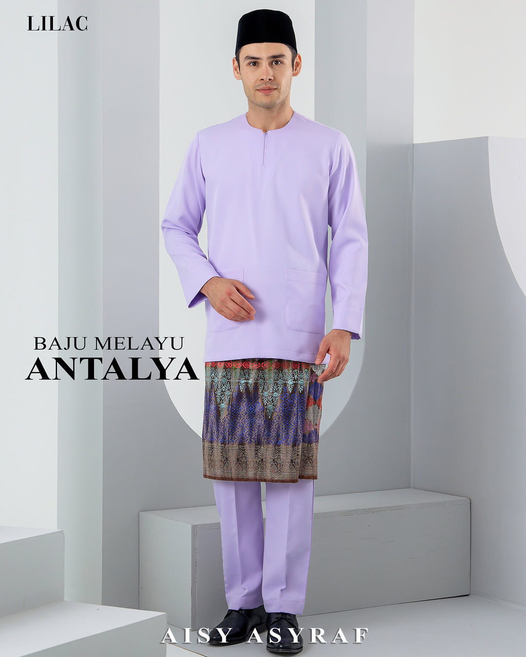 Baju Melayu Antalya - Lilac
