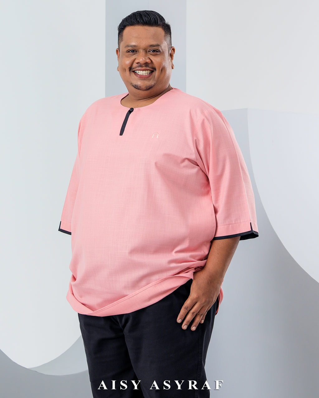 Kurta Urfa Plussize - Rose Pink
