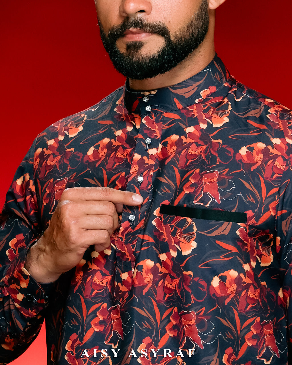Kurta Arakian Raya - Noir