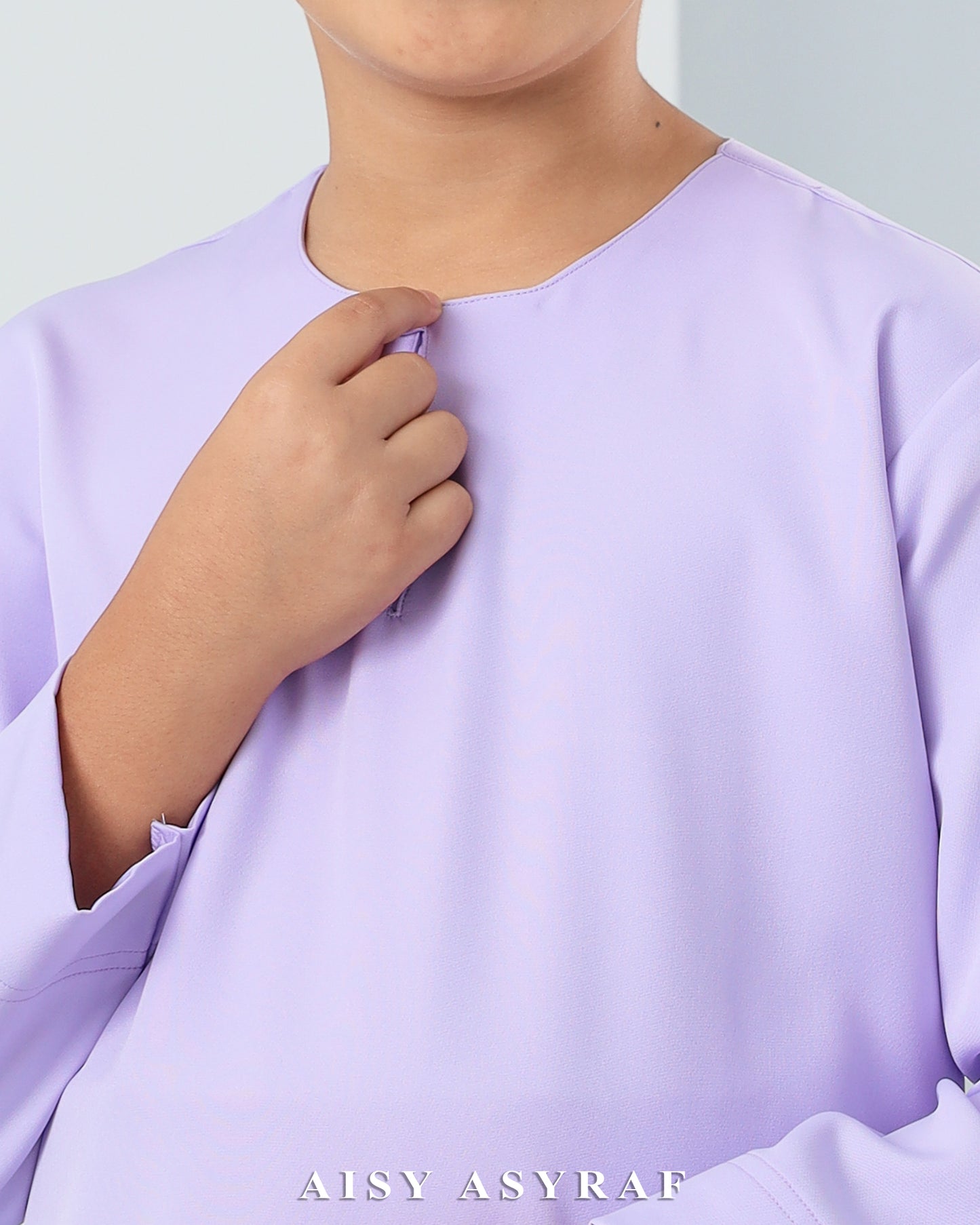 Baju Melayu Antalya Kids - Lilac