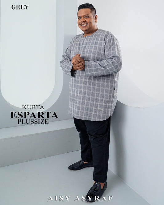 Kurta Esparta Plussize - Grey