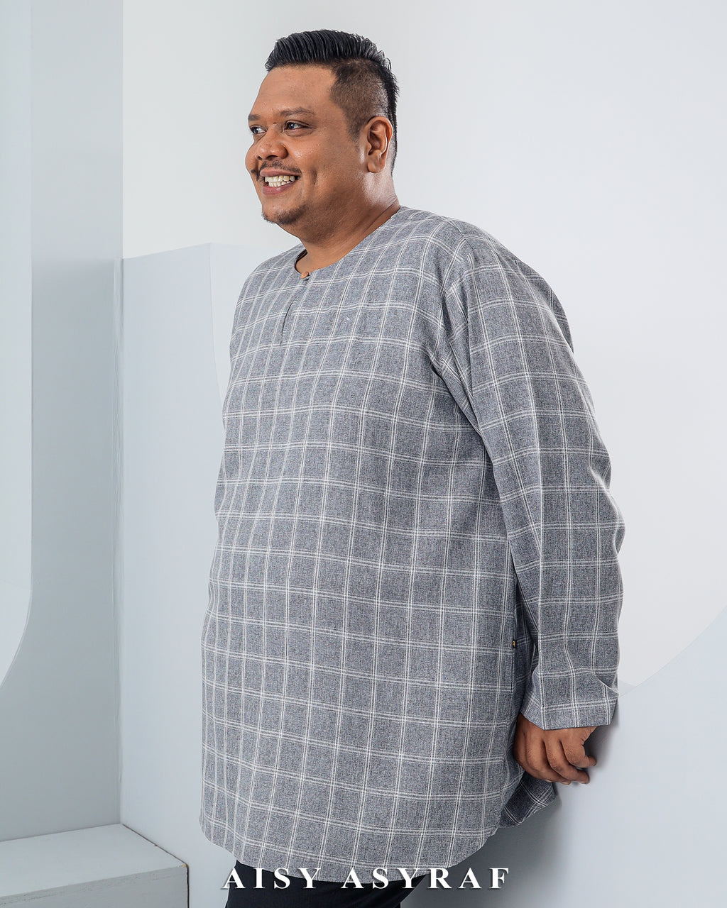 Kurta Esparta Plussize - Grey