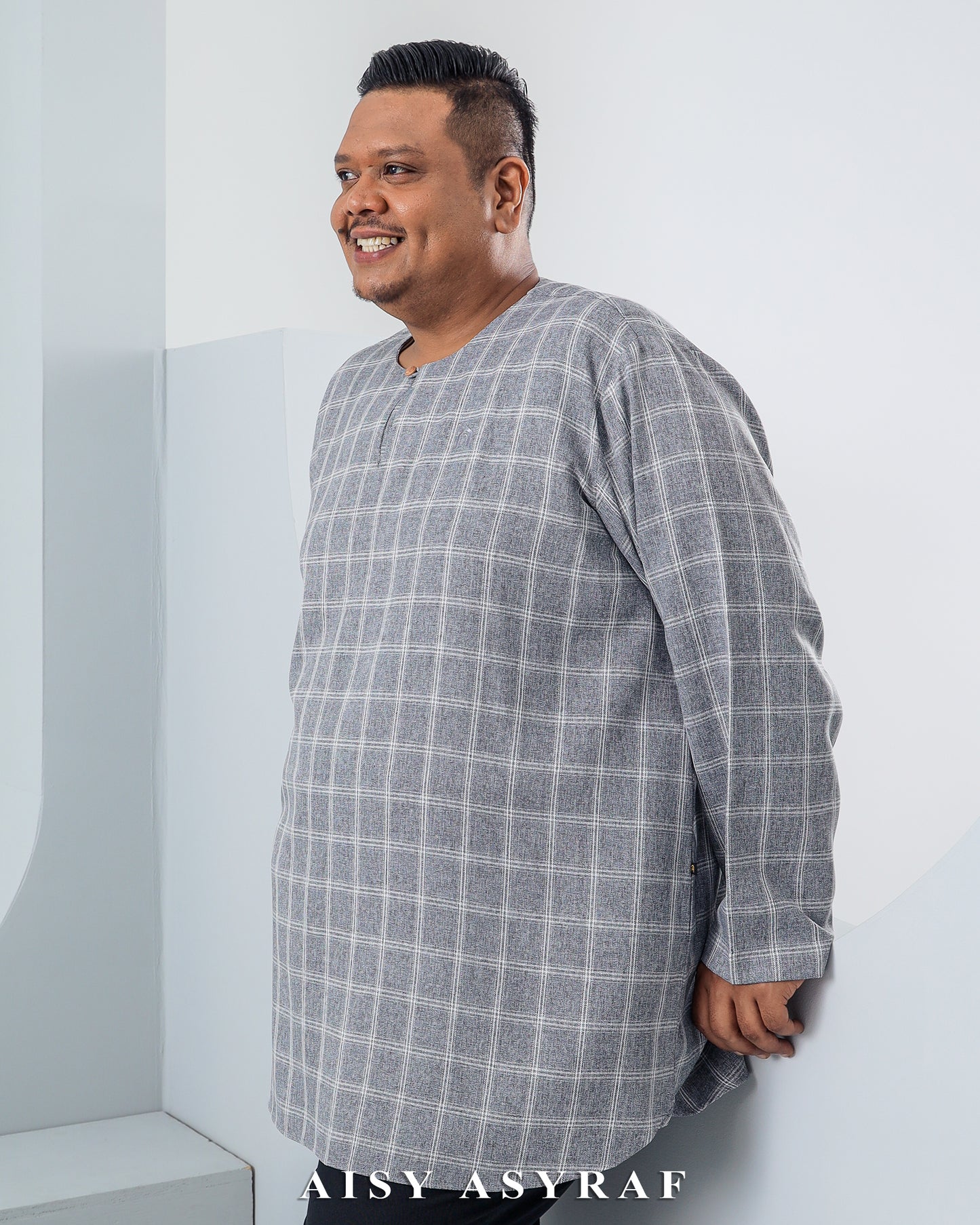 Kurta Esparta Plussize - Grey