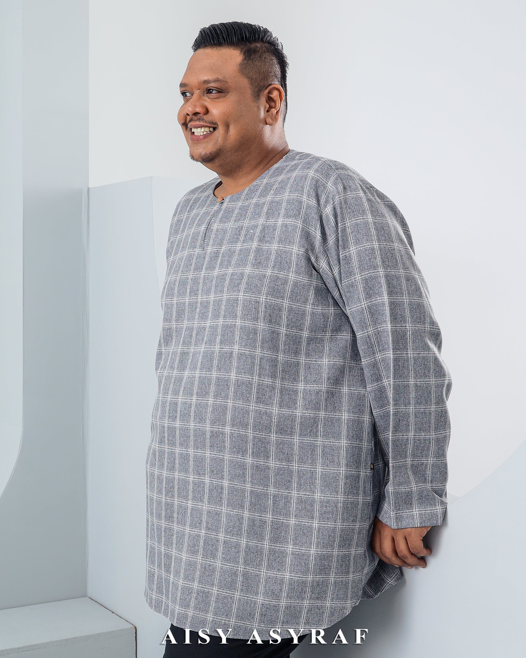 Kurta Esparta Plussize - Grey