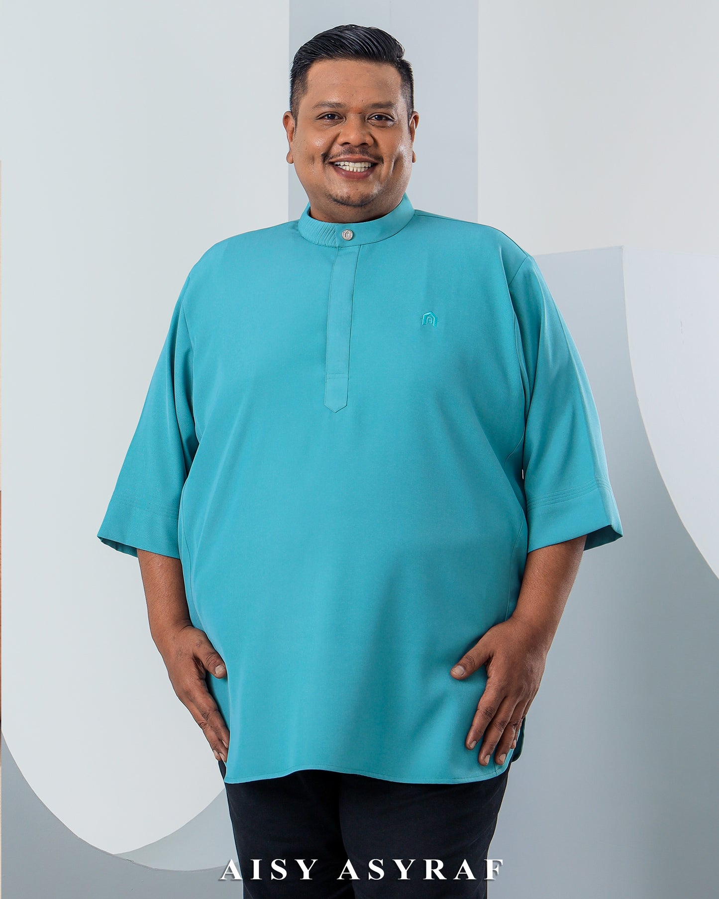 Kurta Hagia Plussize - Dusty Blue