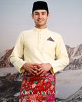 Baju Melayu Haseki - Soft Yellow
