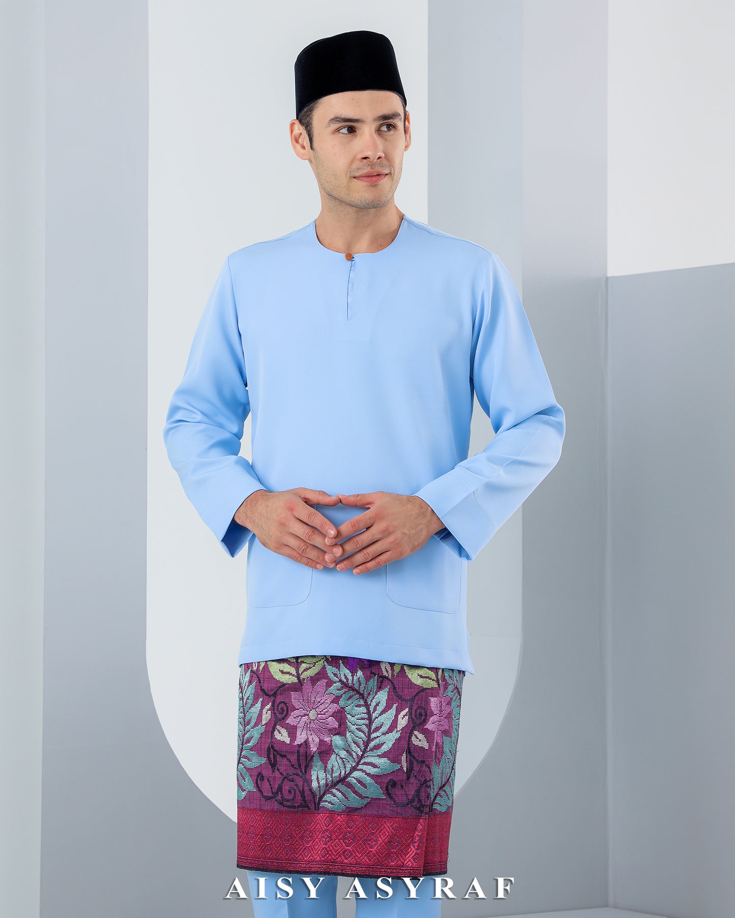 Baju Melayu Antalya - Cinderella Blue