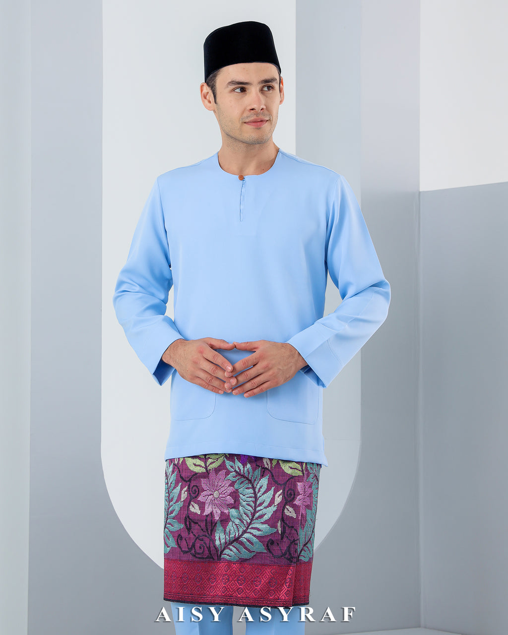 Baju Melayu Antalya - Cinderella Blue