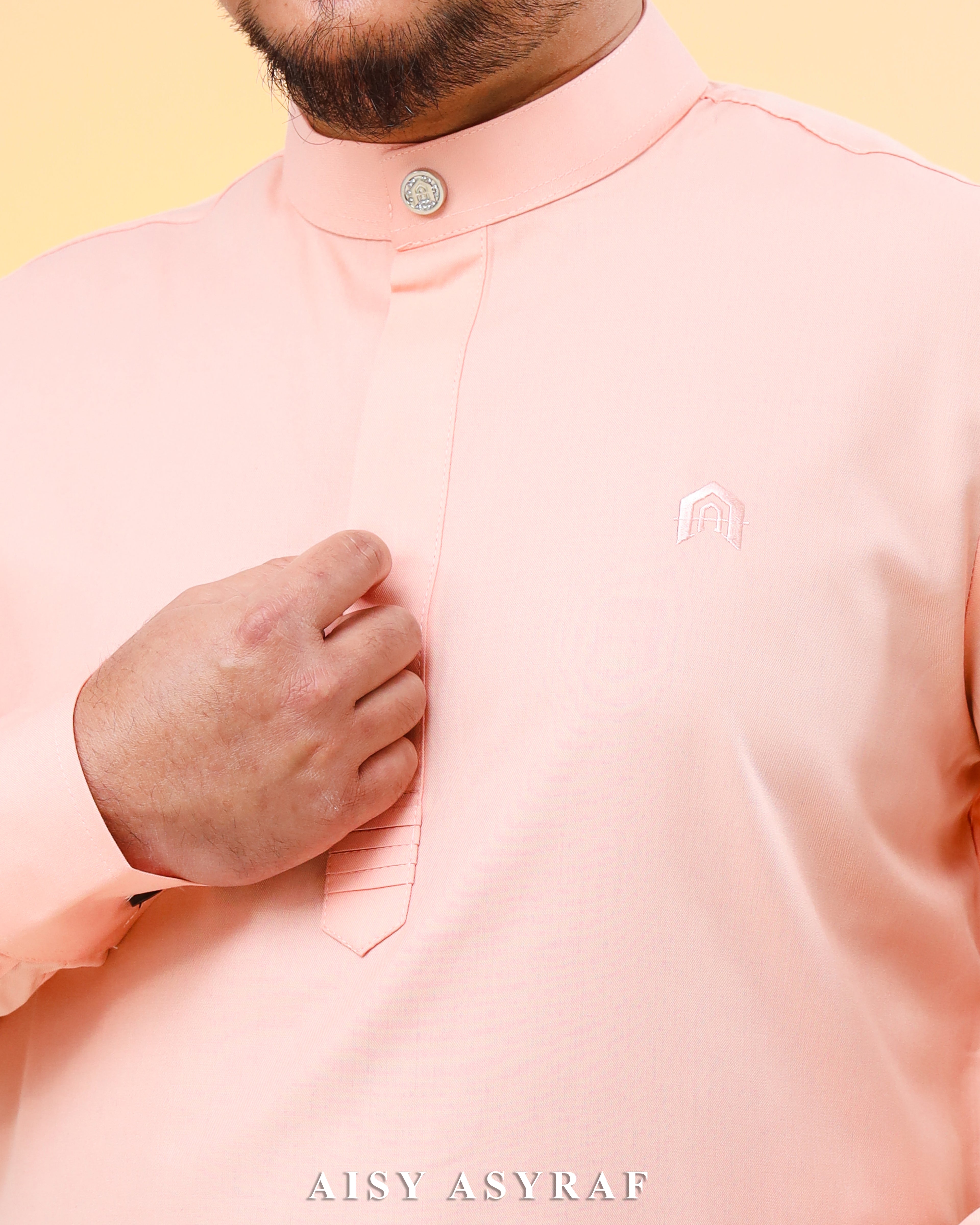 Kurta Hisari - Peach