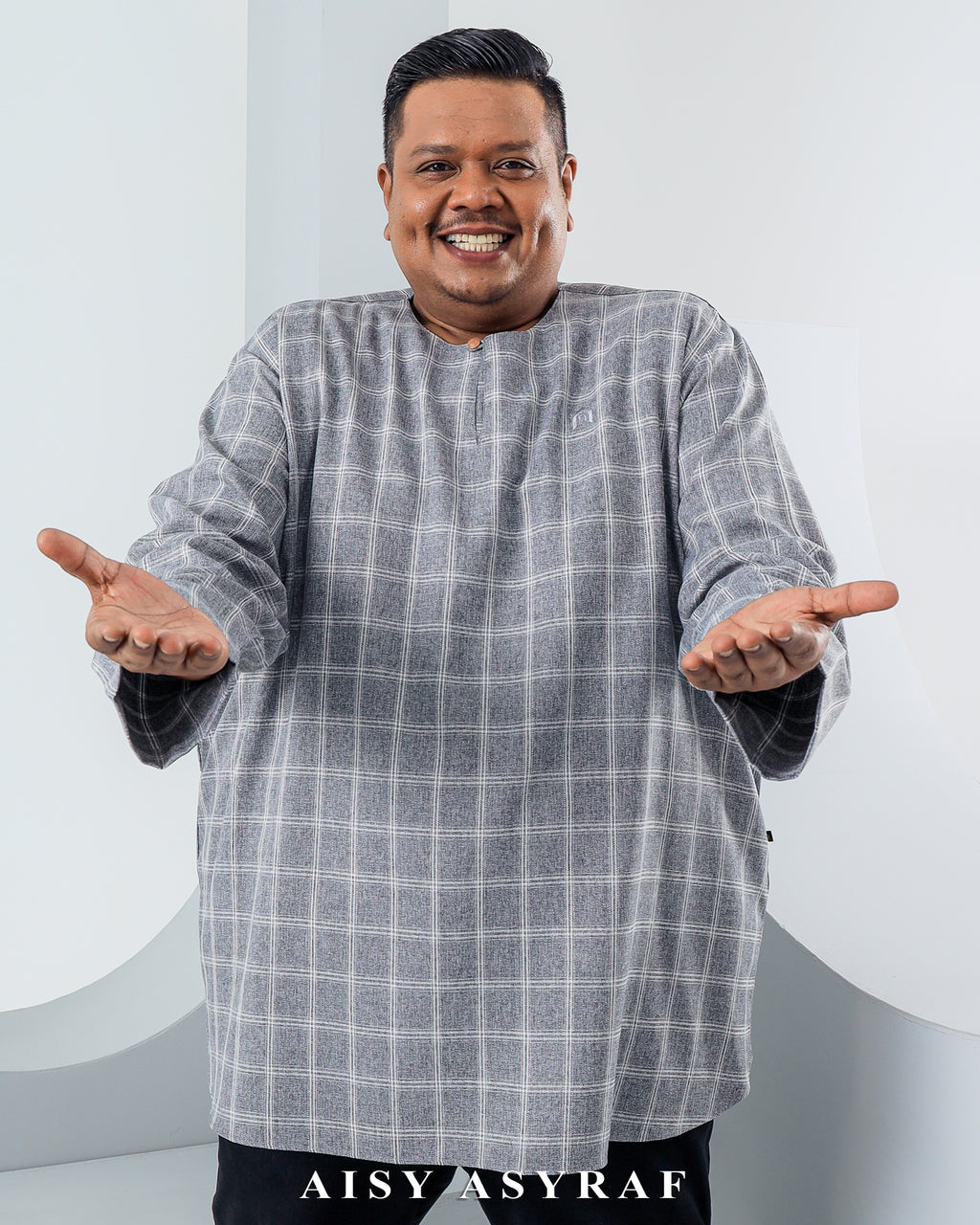 Kurta Esparta Plussize - Grey