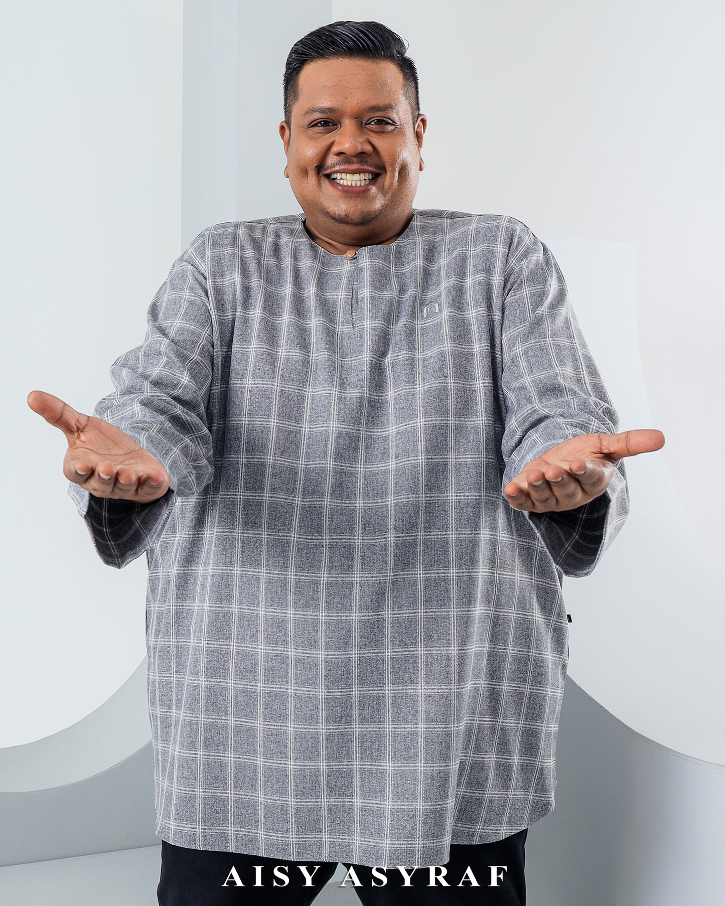 Kurta Esparta Plussize - Grey