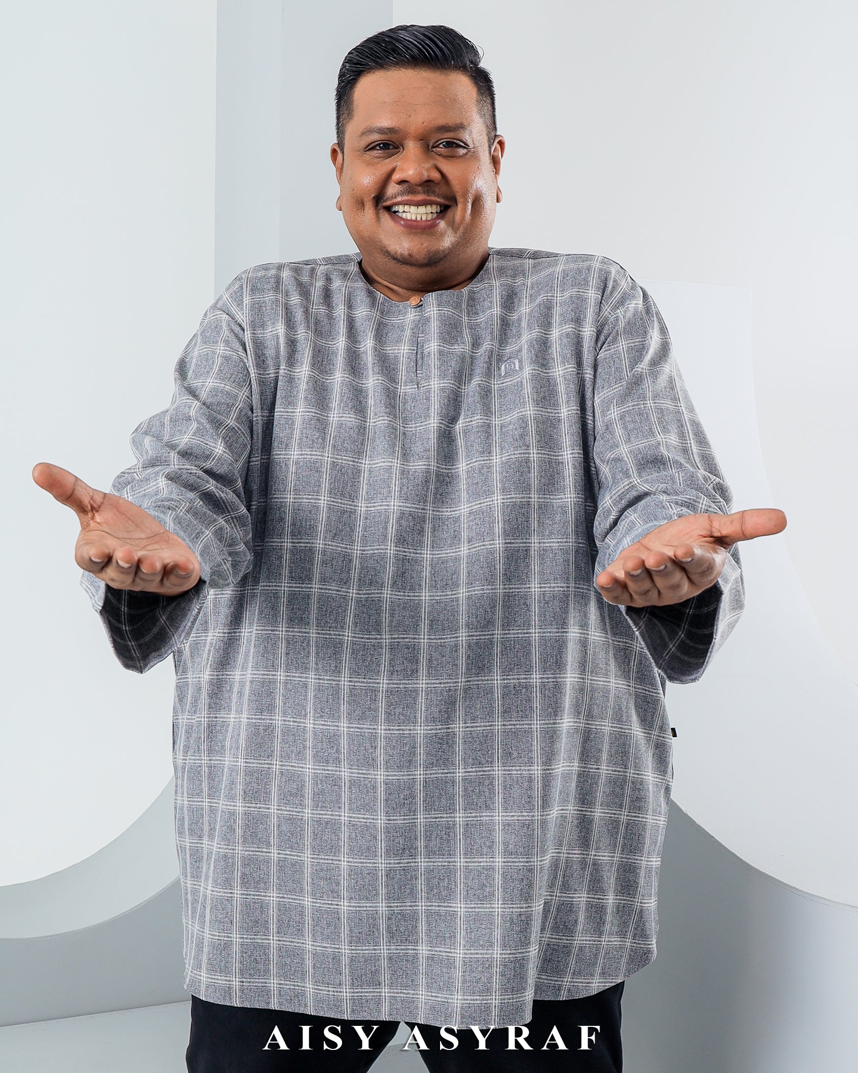 Kurta Esparta Plussize - Grey