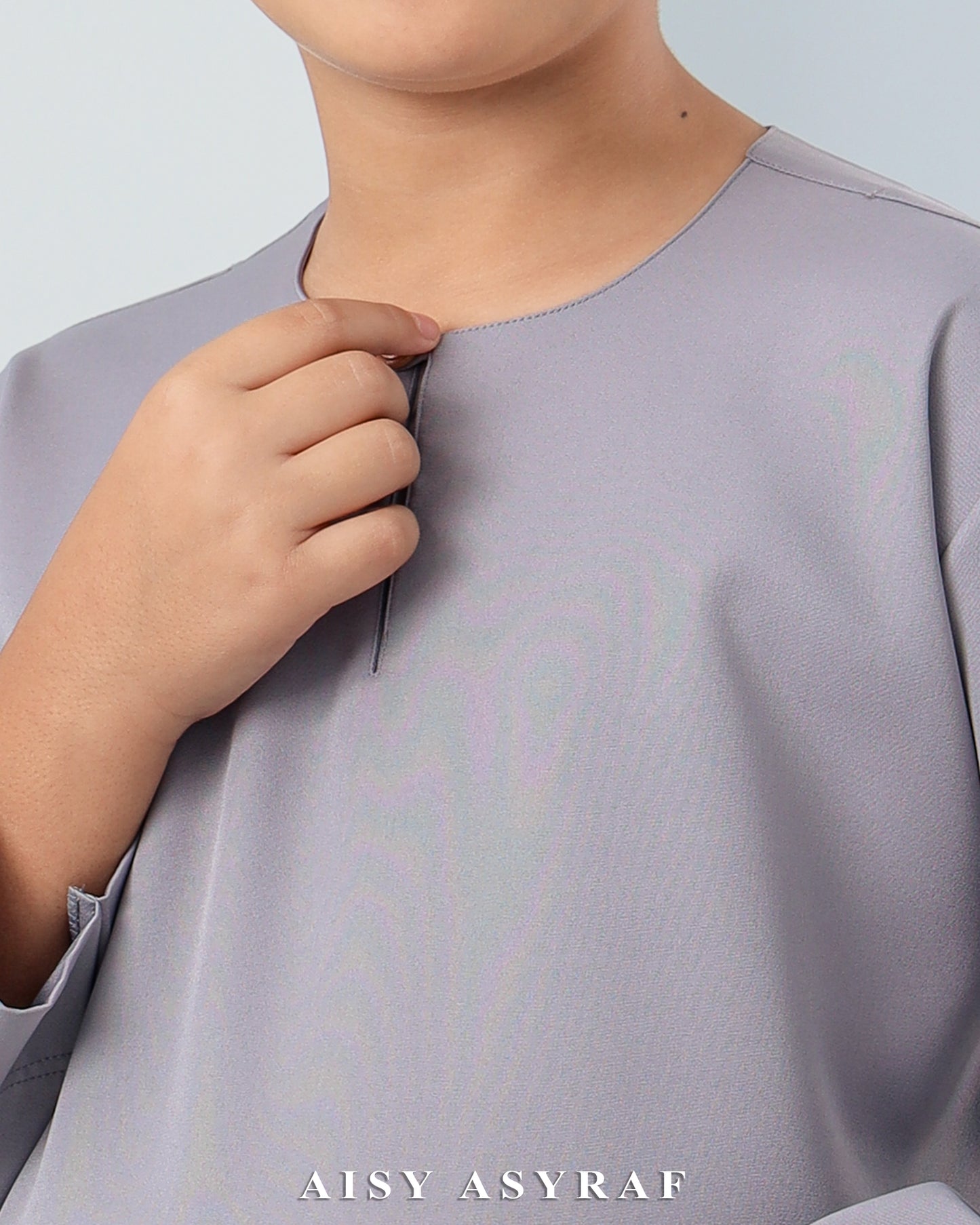 Baju Melayu Antalya Kids - Grey