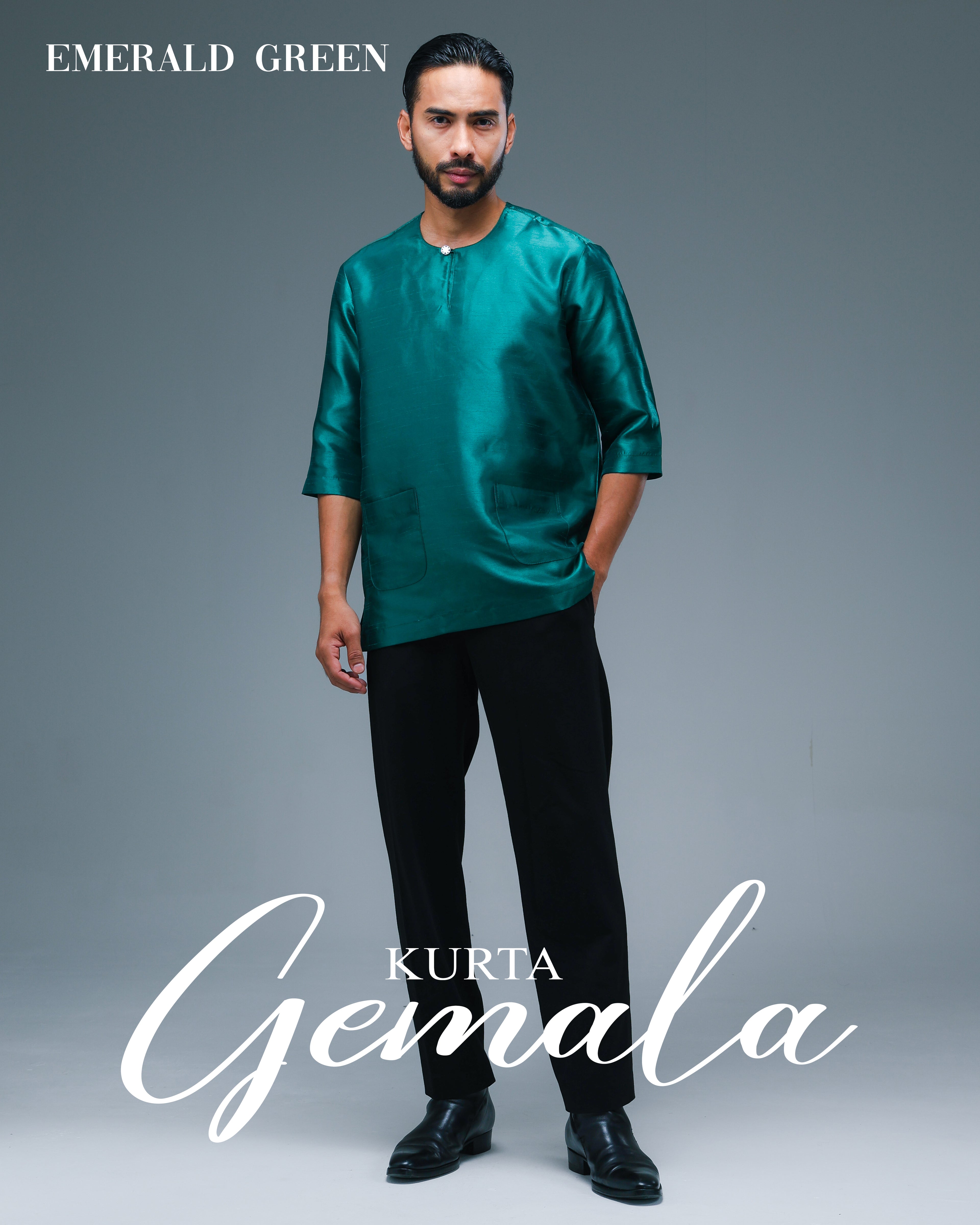 Kurta Gemala - Emerald Green