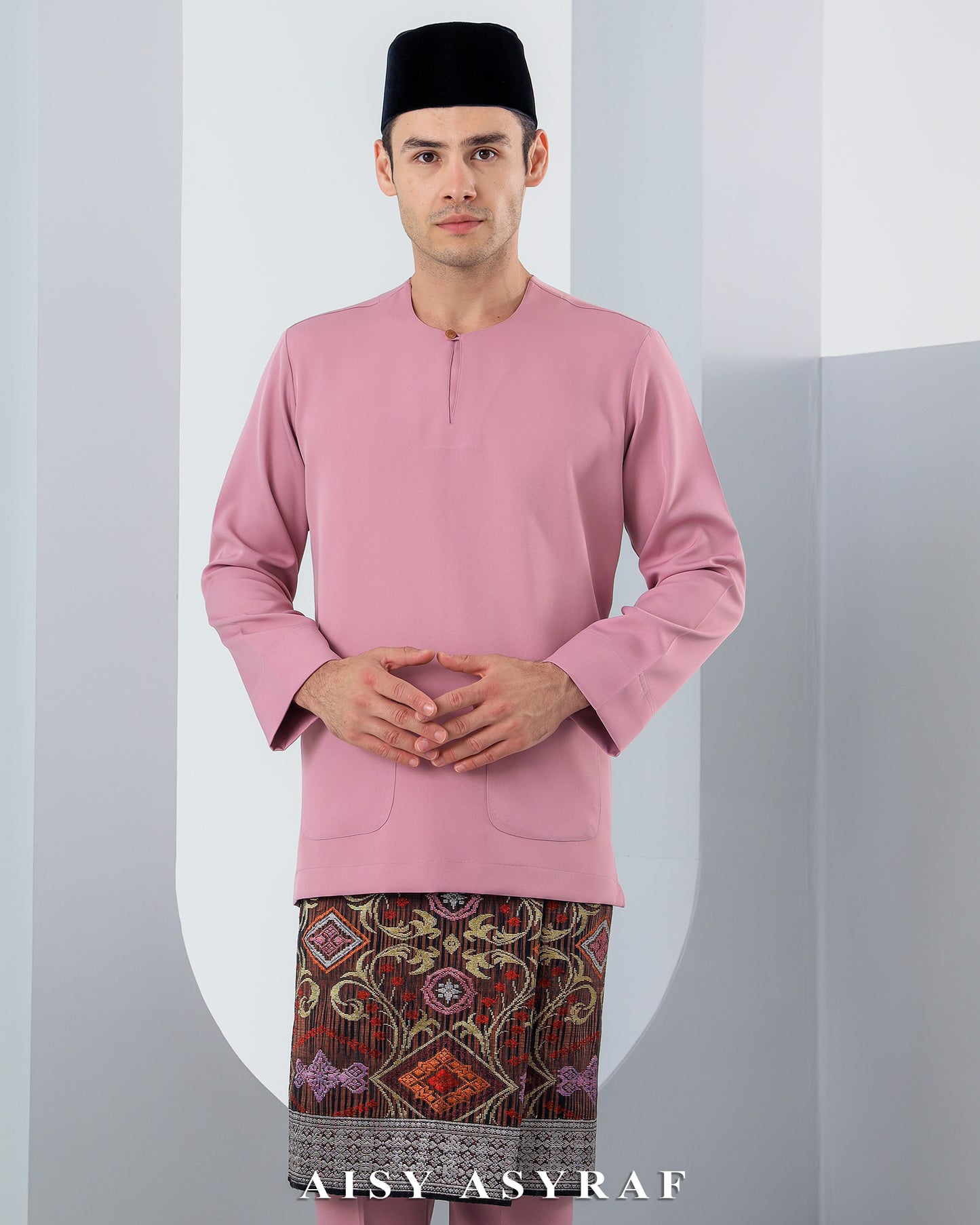 Baju Melayu Antalya - Rose Pink