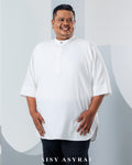 Kurta Hagia Plussize - White Cream