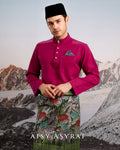 Baju Melayu Haseki - Magenta