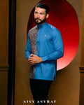 Kurta Nabeela Raya - Teal Blue