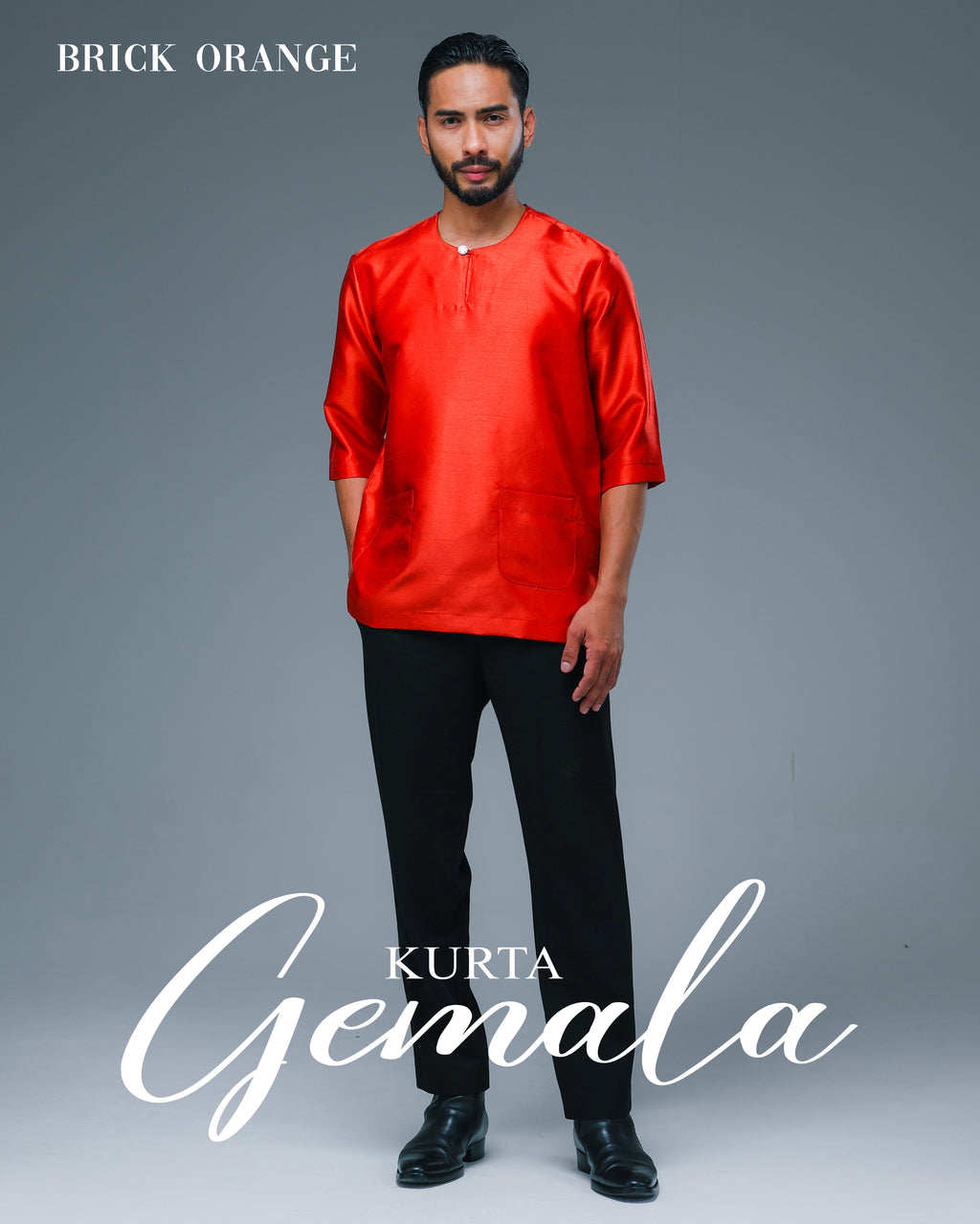 Kurta Gemala - Brick Orange