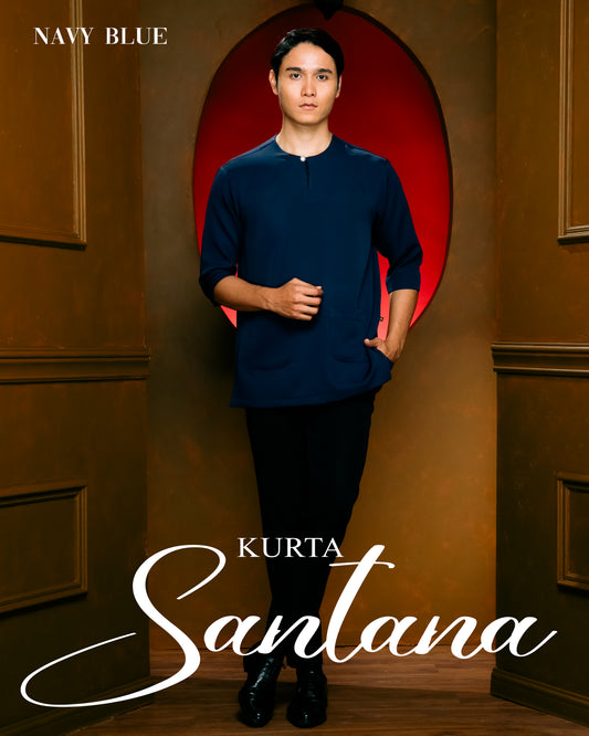 Kurta Santana - Navy Blue