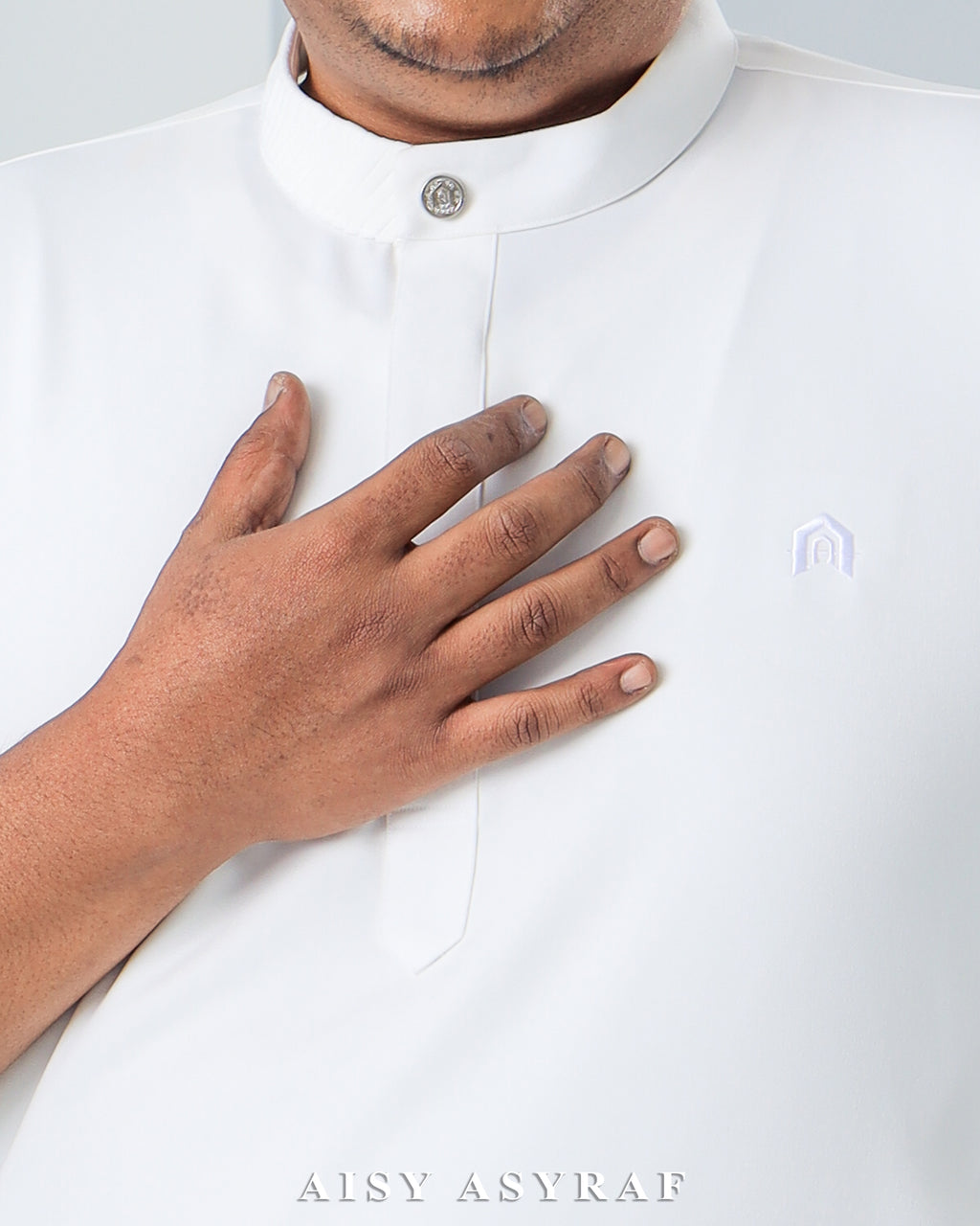 Kurta Hagia Plussize - White Cream