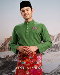 Baju Melayu Haseki - Fern Green