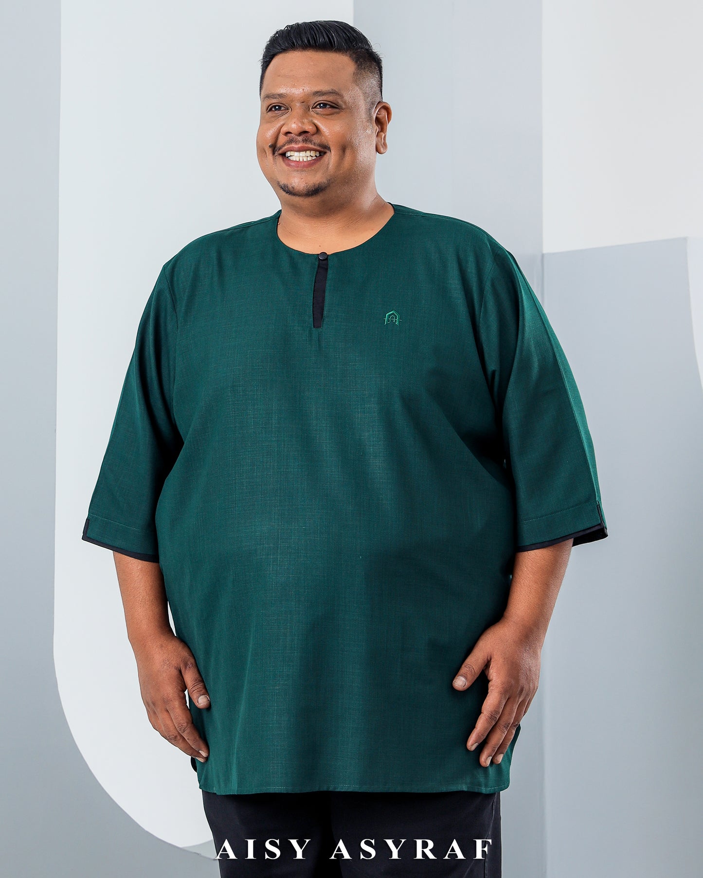 Kurta Urfa Plussize - Emerald Green