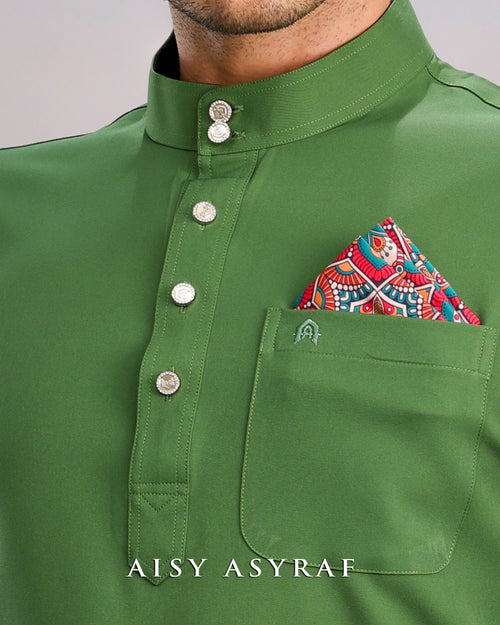 Baju Melayu Haseki - Fern Green