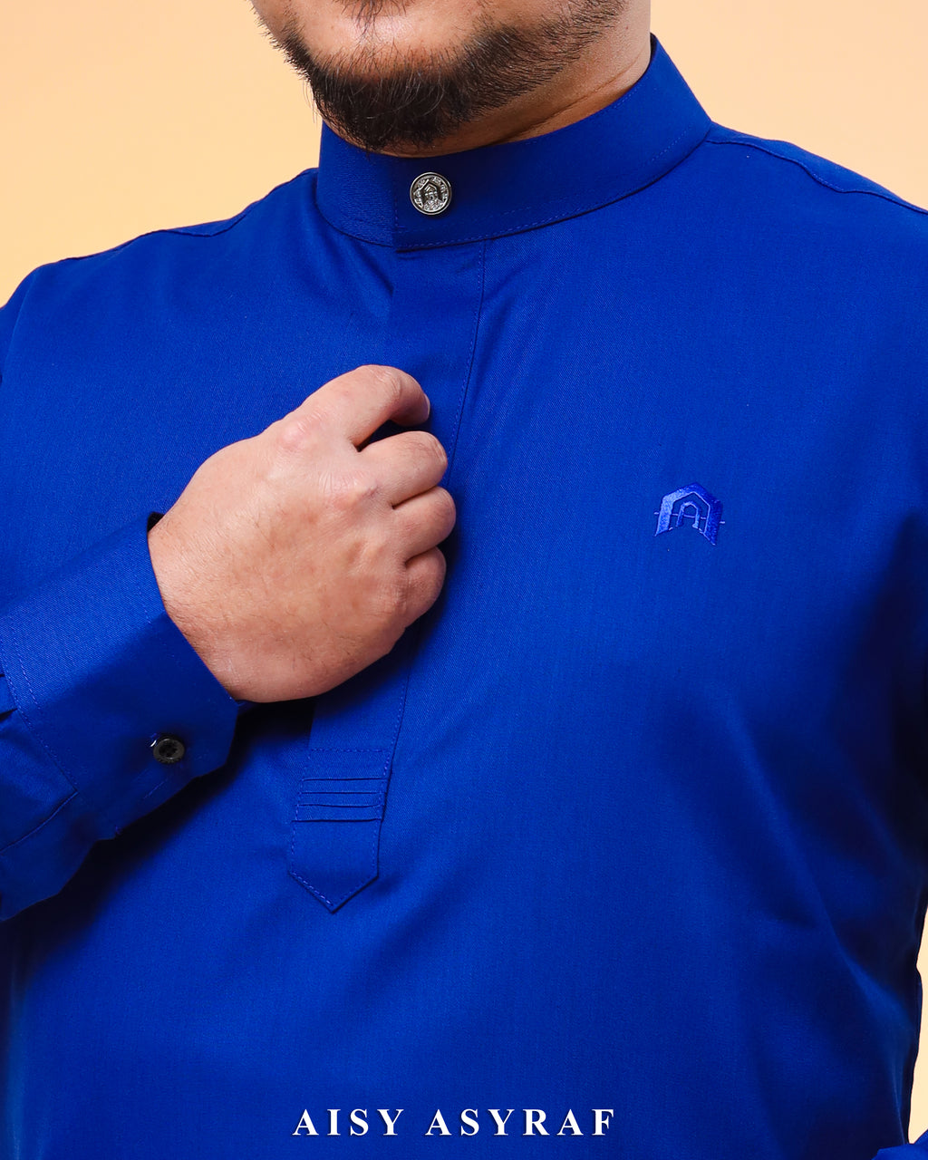 Kurta Hisari - Navy Blue