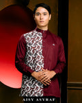 Kurta Nabeela Raya - Burgundy