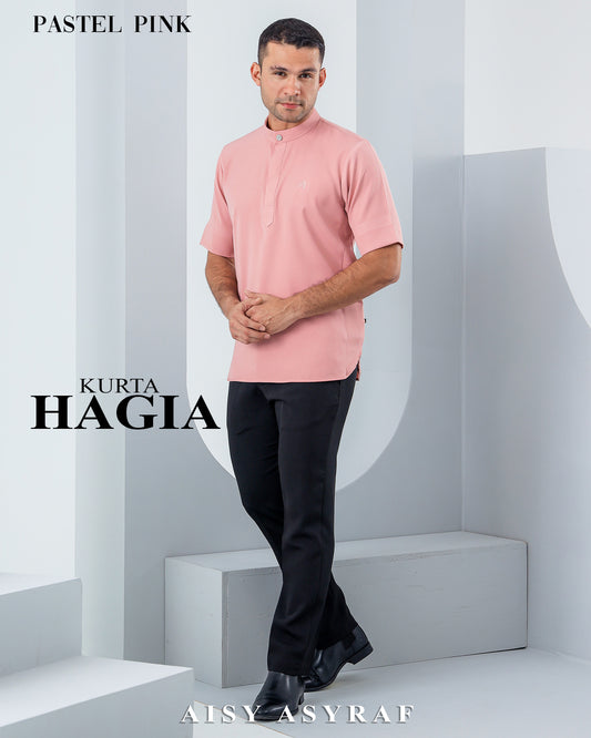 Kurta Hagia - Pastel Pink