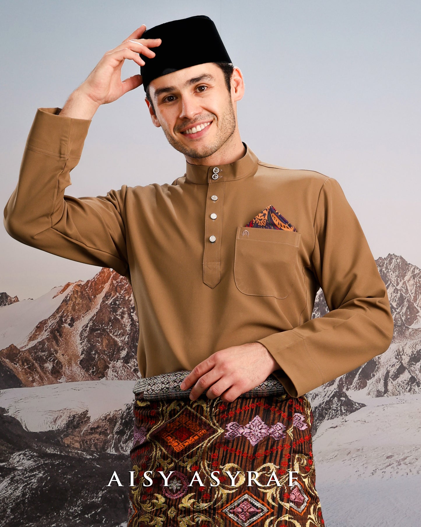 Baju Melayu Haseki - Capuccino