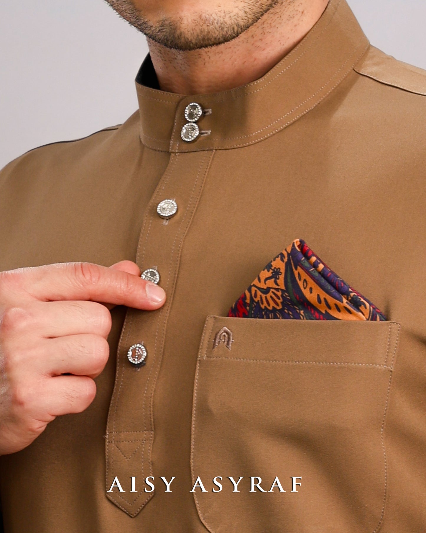 Baju Melayu Haseki - Capuccino