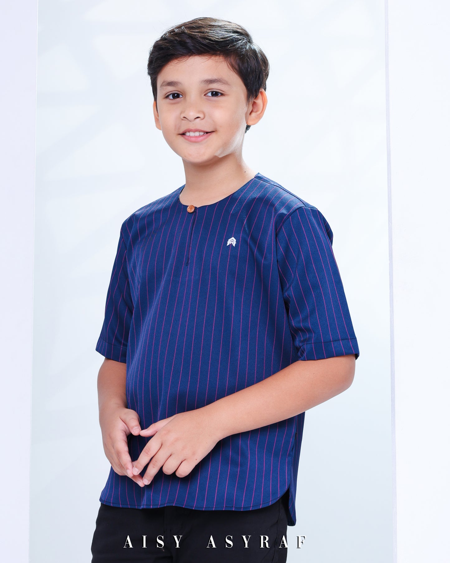 Kurta Nasz Kids - Navy Blue