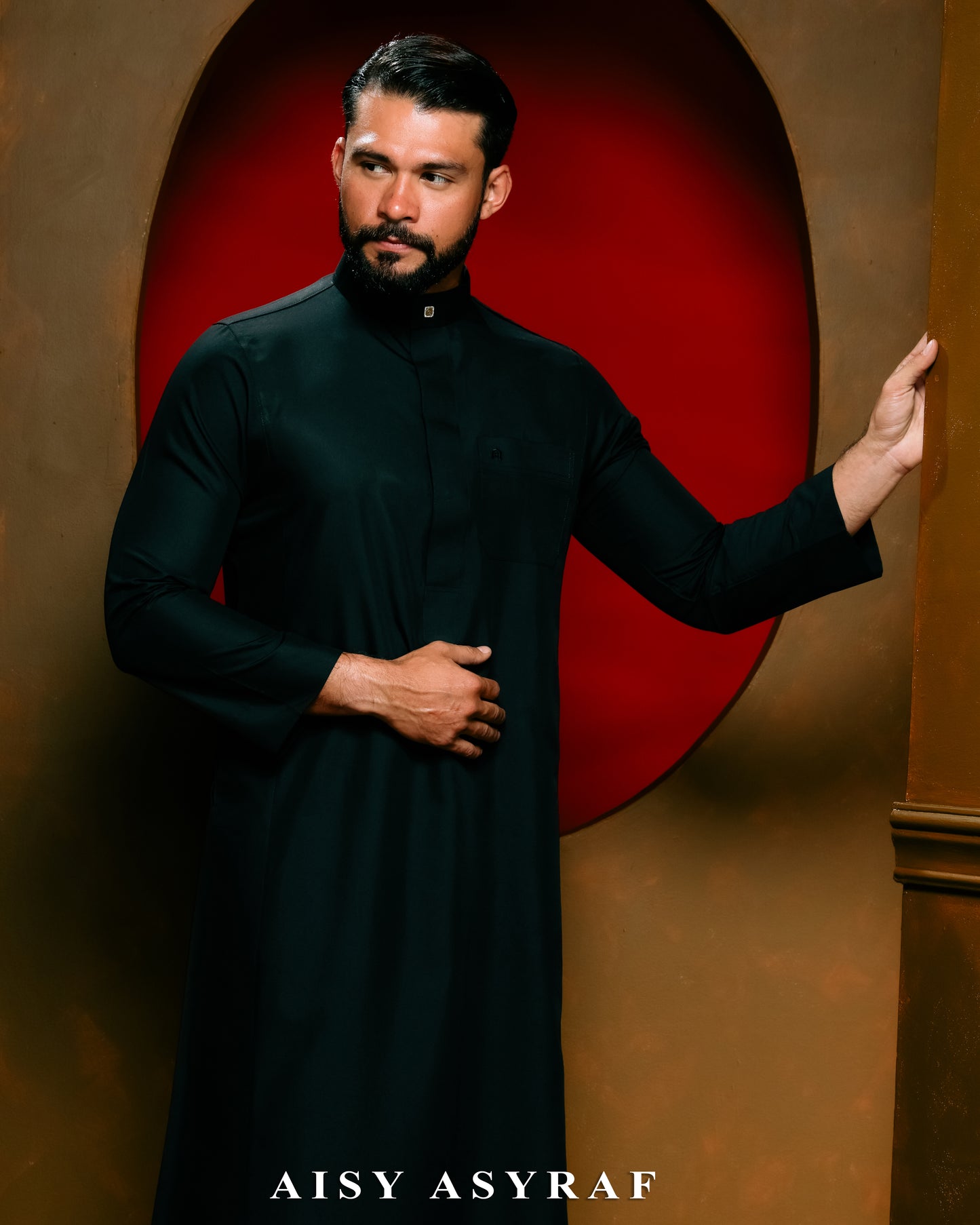 Jubah Yusra - Black