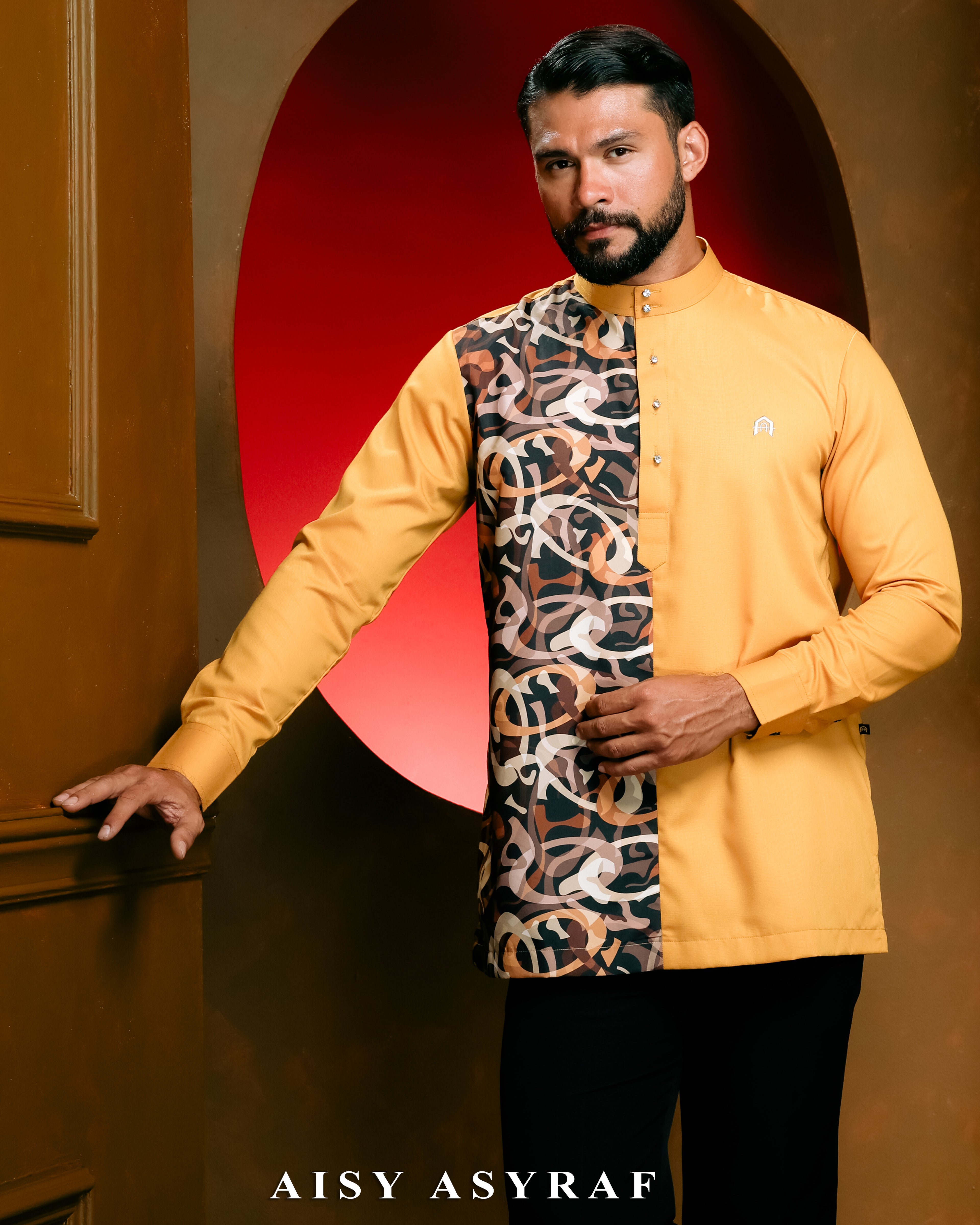 Kurta Nabeela Raya -Mustard
