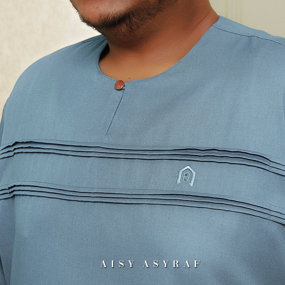 KURTA JURJANI- DUSTY BLUE