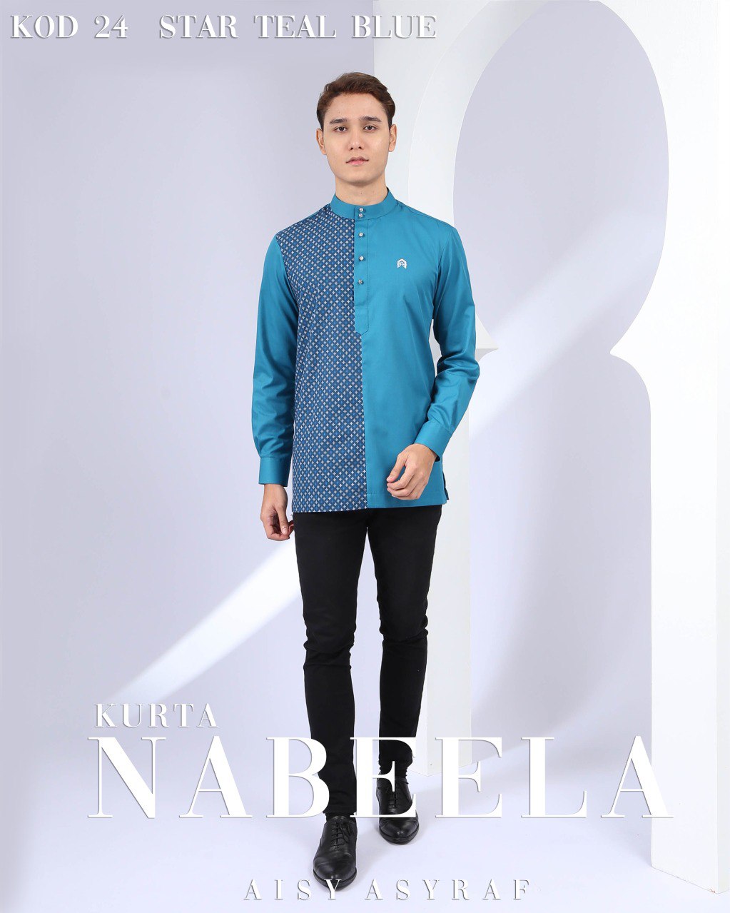 Kurta Nabeela - Kod 24 (Star Teal Blue)