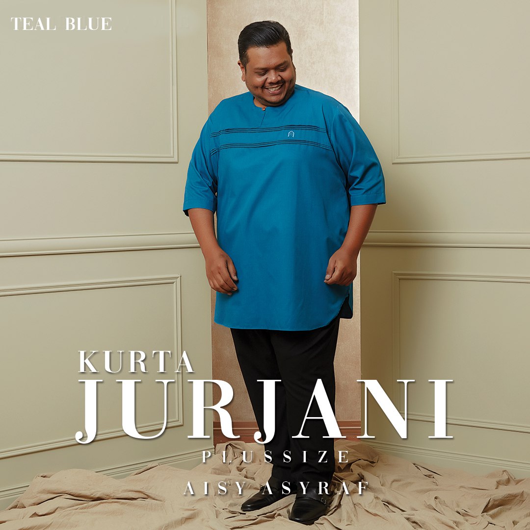 KURTA JURJANI- TEAL BLUE