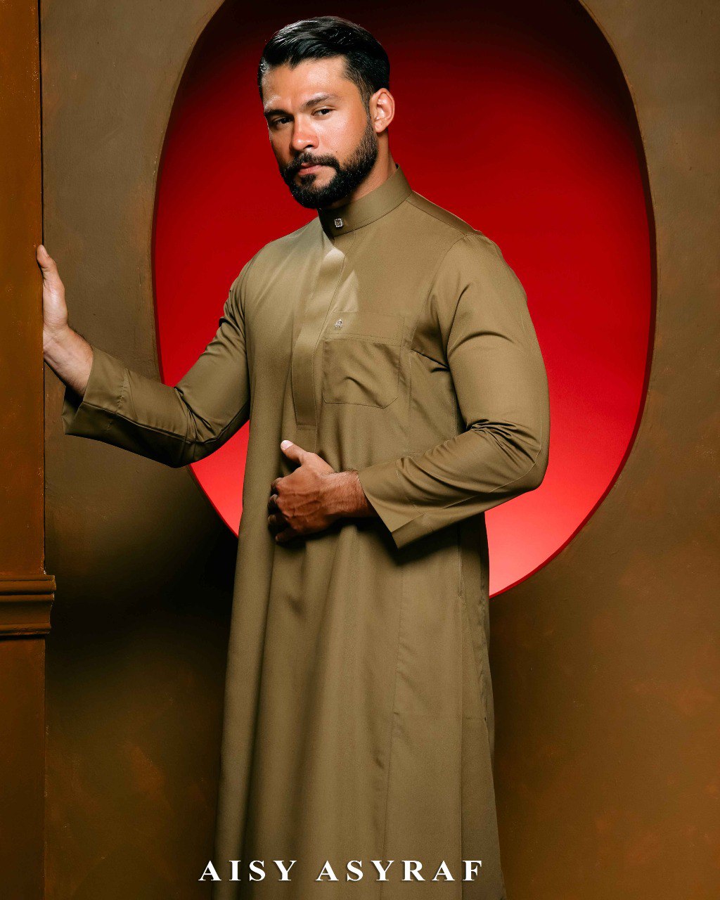 Jubah Yusra - Dark Brown