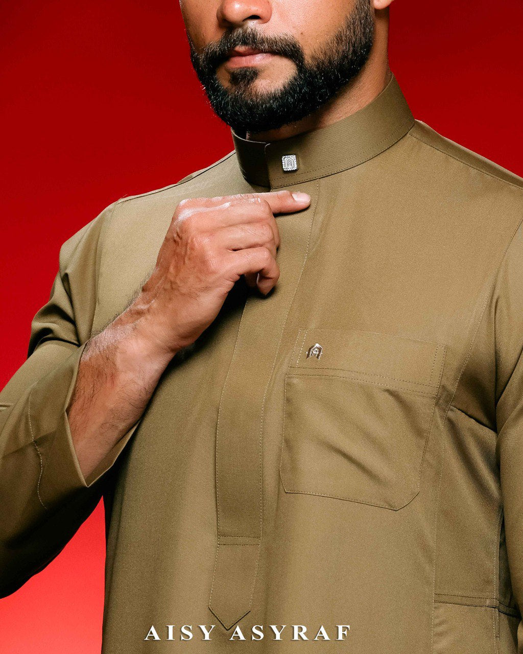 Jubah Yusra - Dark Brown