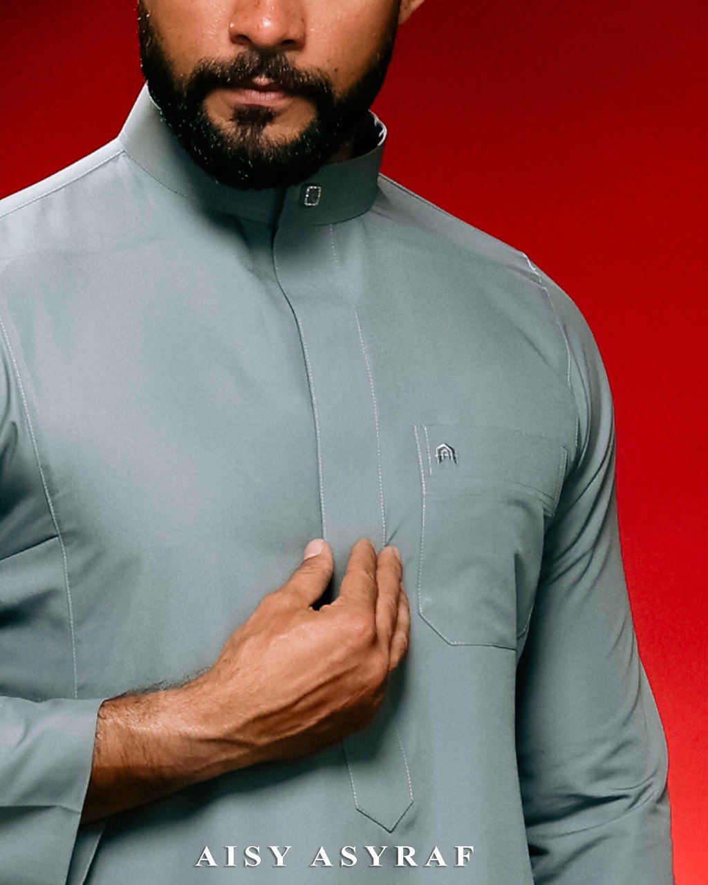 Jubah Yusra - Grey