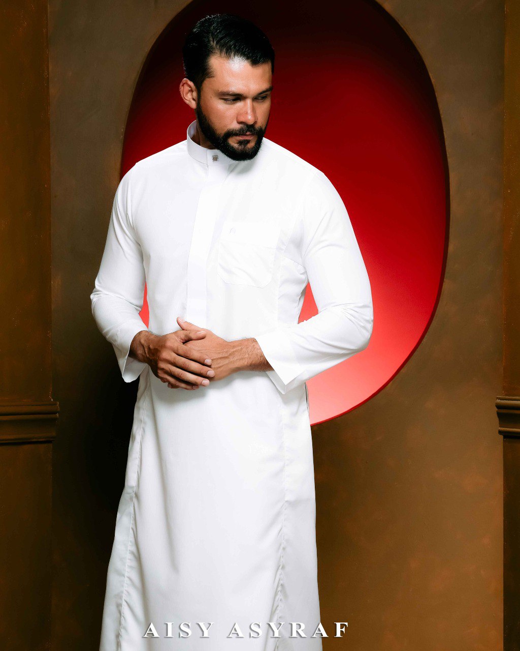 Jubah Yusra - White