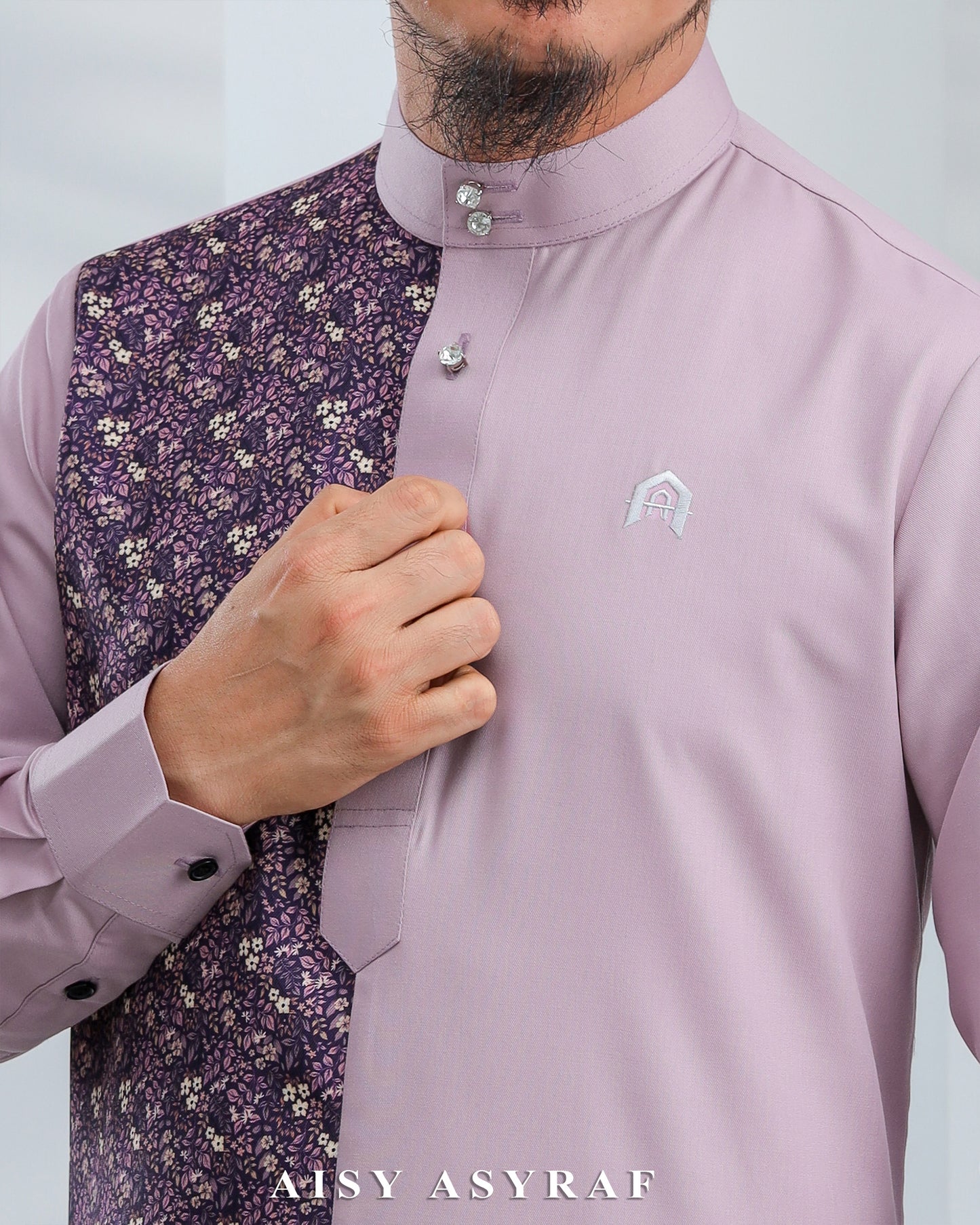 Kurta Nabeela Raya - Kod 45 (Dusty Floral)