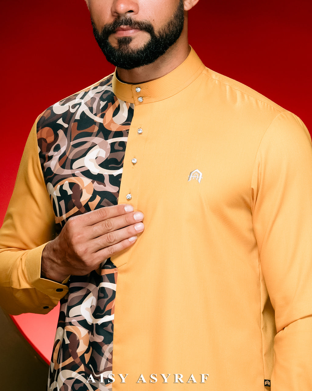 Kurta Nabeela Raya -Mustard
