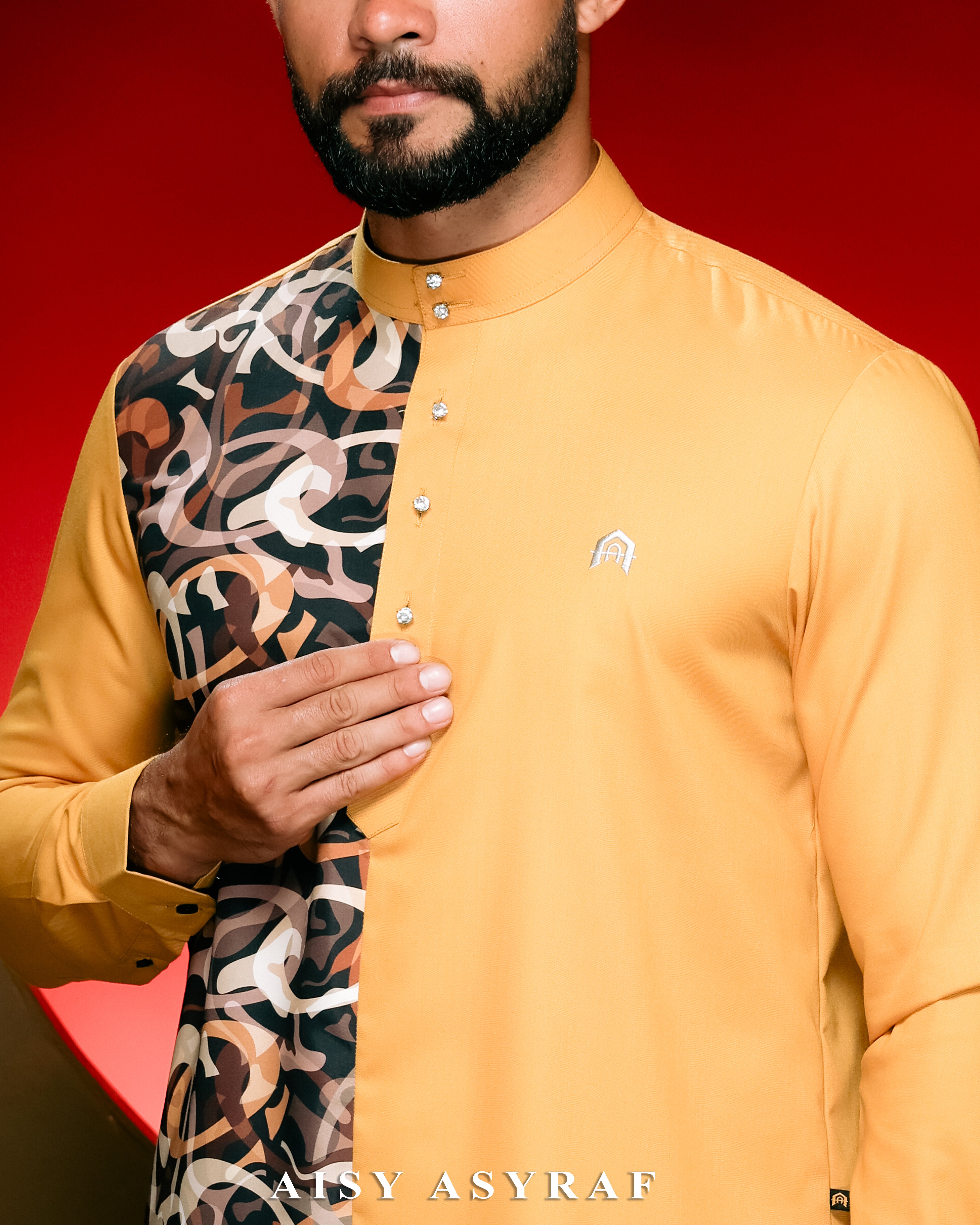 Kurta Nabeela Raya -Mustard