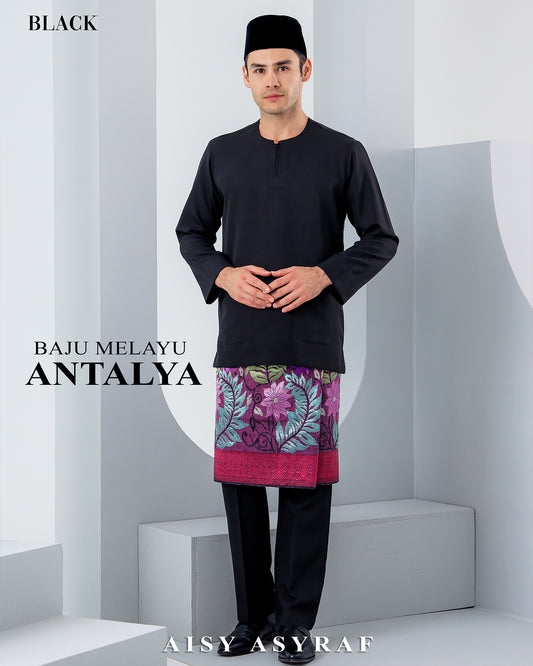 Baju Melayu Antalya - Black