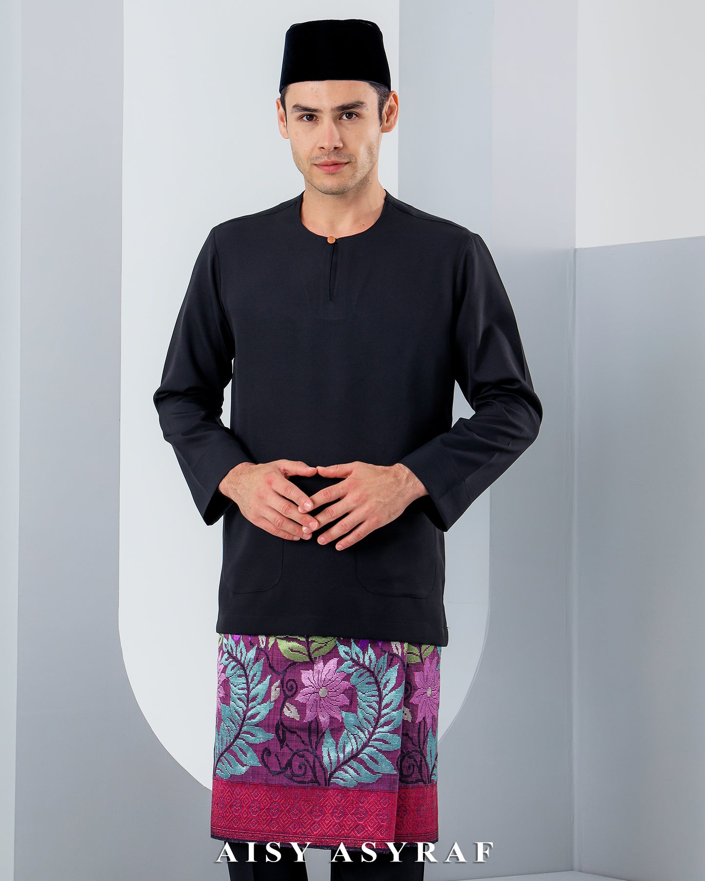 Baju Melayu Antalya - Black