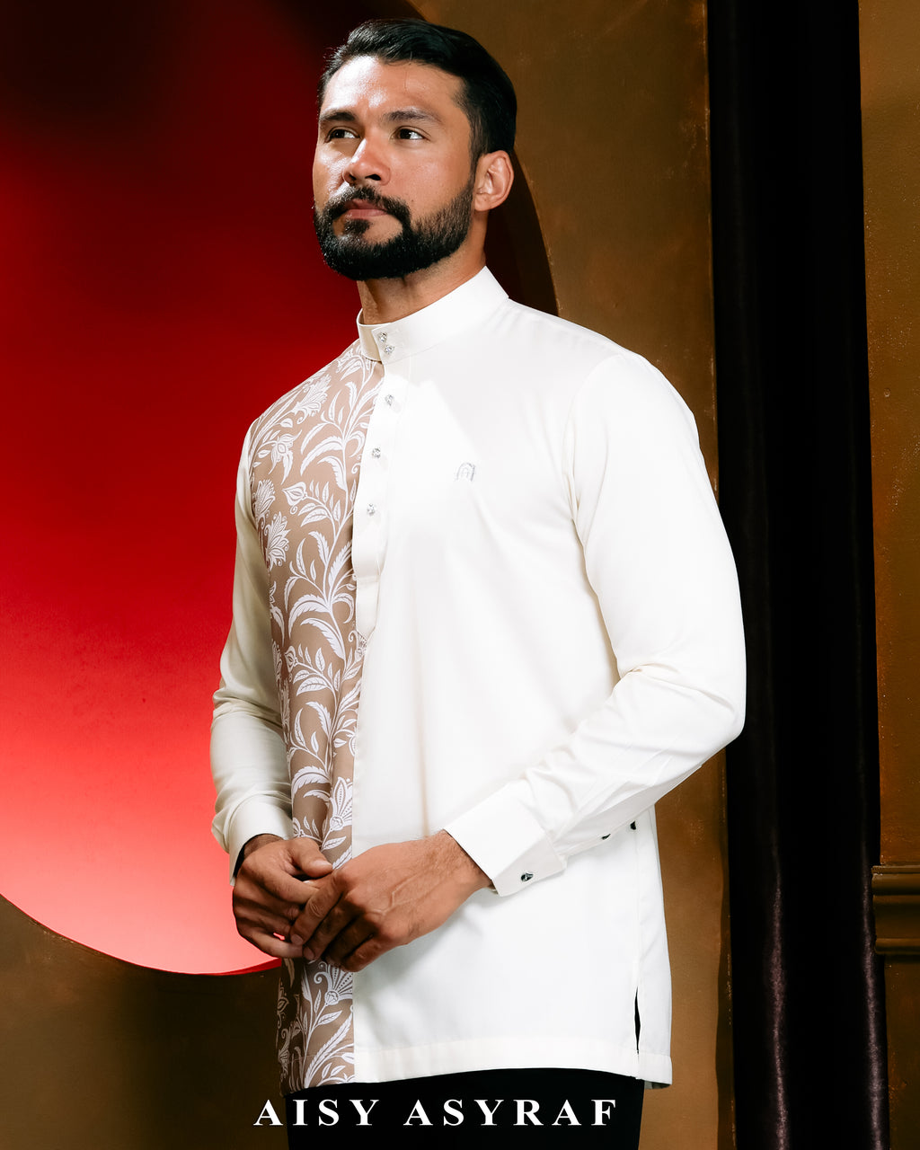 Kurta Nabeela Raya - Cream