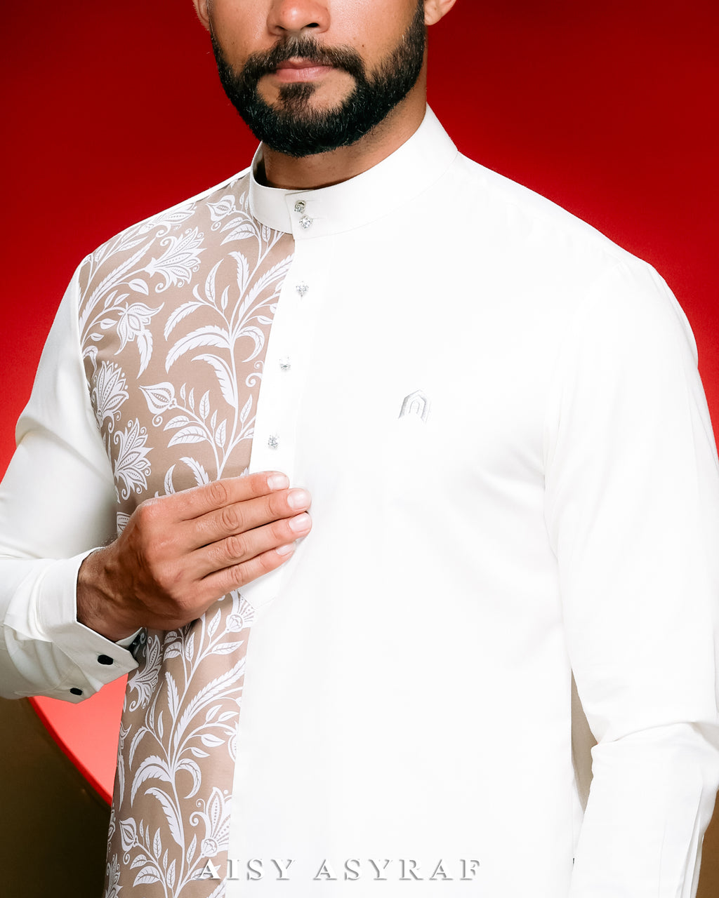 Kurta Nabeela Raya - Cream